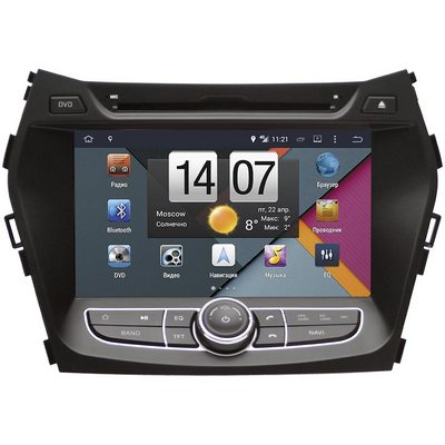 Штатное головное устройство NaviPilot DROID4 Hyundai Grand Santa Fe 2013-н.в.  