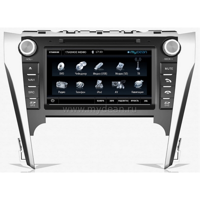  Штатное головное устройство MyDean 7180 для Toyota Camry 2011+.