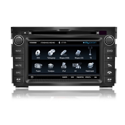  Штатное головное устройство MyDean 7151 для KIA Ceed.