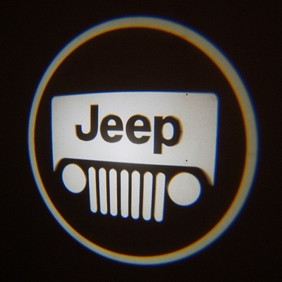 Подсветка в двери с логотипом Jeep