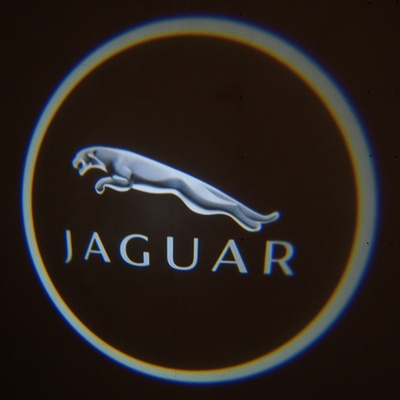  Подсветка в двери с логотипом Jaguar