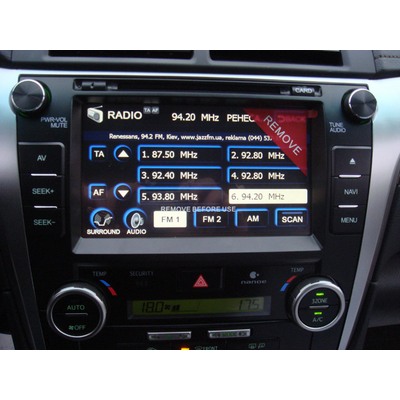  Штатное головное устройство Flyaudio E7566 для TOYOTA CAMRY V50 и AURION