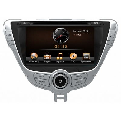  Штатное головное устройство INTRO CHR-2431 для HYUNDAI Elantra 2011+.